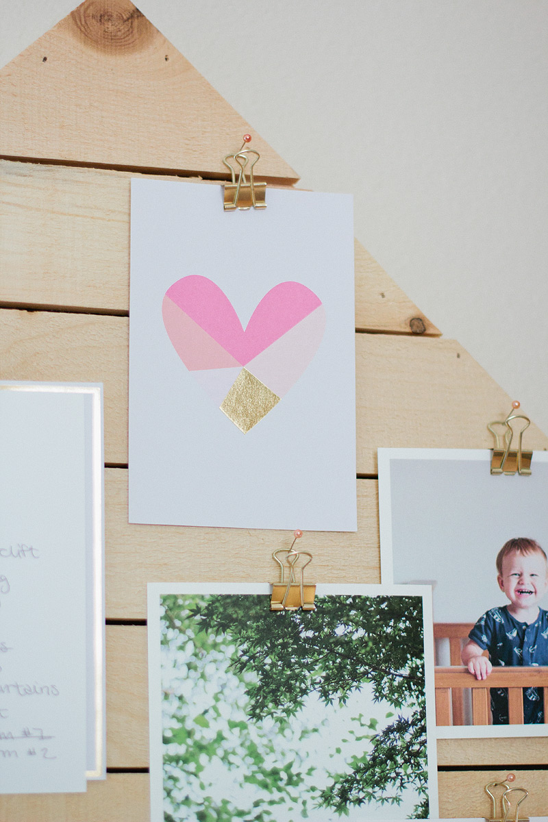 DIY kitchen memo board // anastasia marie