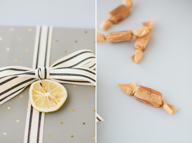 Lemon Kraft Wrapping Paper