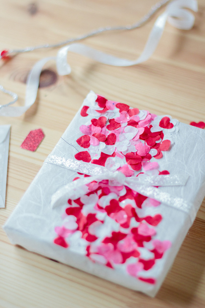 Gift Wrap: Heart Confetti | Anastasia Marie